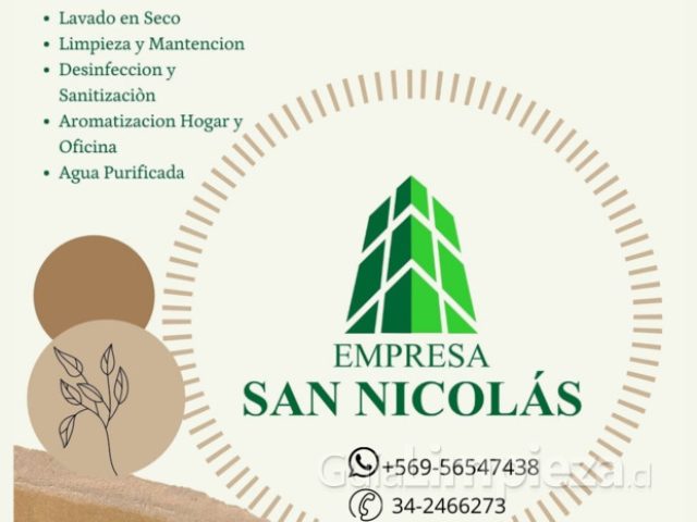 EMPRESA SAN NICOLAS (SERVICIOS DE LIMPIEZA)